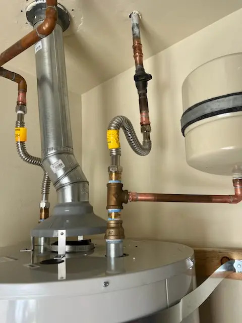 Water heater installation and plumbing repair in Armada